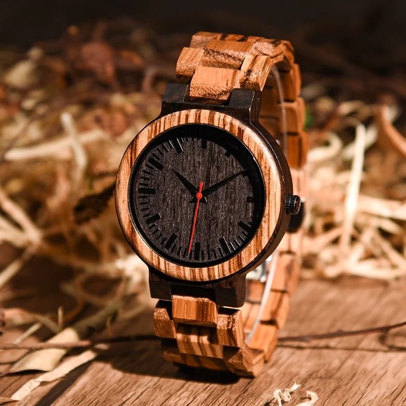 2020 DODO DEER Men Fashion Wooden Watches OEM Top Band Wholesale with Wrist Watch Box Logo Custom