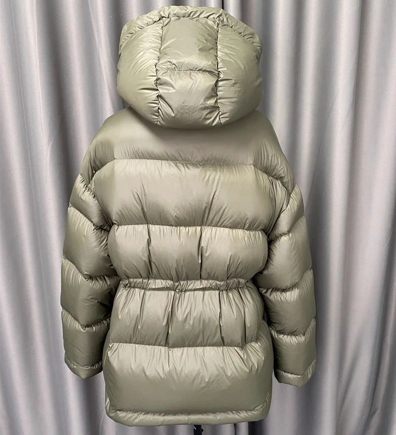 Hot Sale Outdoor Waterproof Goose Down Jackets Winter Long Jackets For Women Bubble Puffer Quilted Coat