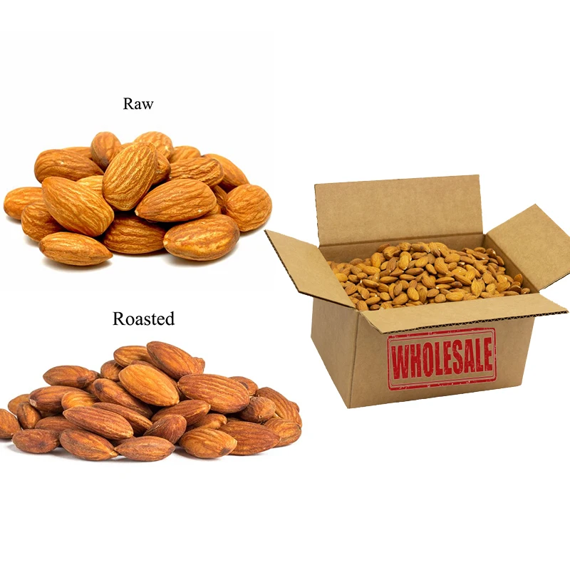 500 г 1 кг 2 упаковочное сырье Калифорнийский орех badam орехи США сырые оптом вакуумный пакет оптовая