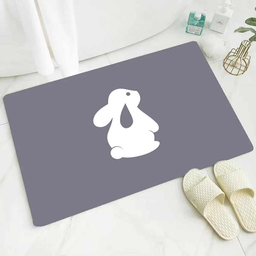 Skid-resistant Diatomite Bath Mats Bathroom Rug Keset Kamar Mandi Anti Slip Karpet Kaki Kamar Mandi