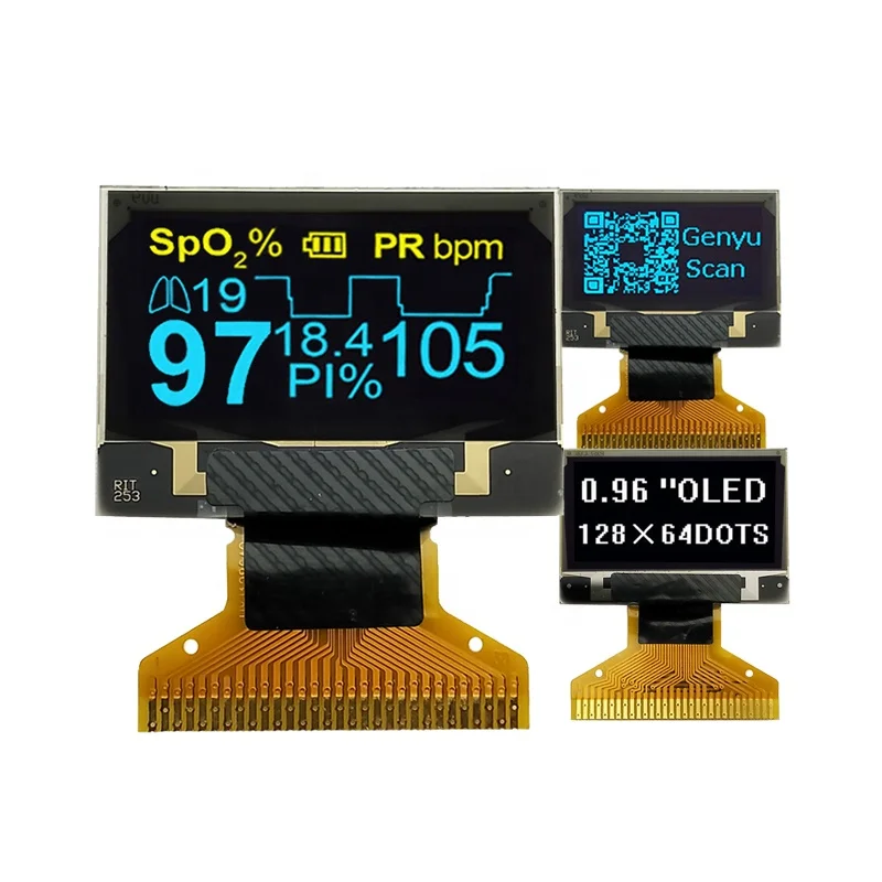 I2C OLED 0.96 Yellow Blue White SPI SSD1315 Drive SSD1306 Micro OLE Display Module 128x64 Dot LCD 0.96 inch oled display