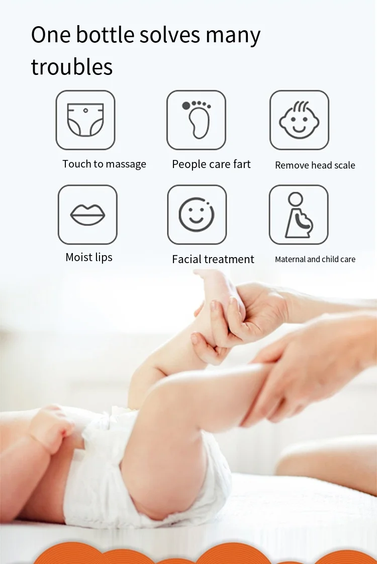 My Kids Oil Camellia Skin Care Oem Odm 100% Pure Natural Organic Vitamin Oil Baby massage body care