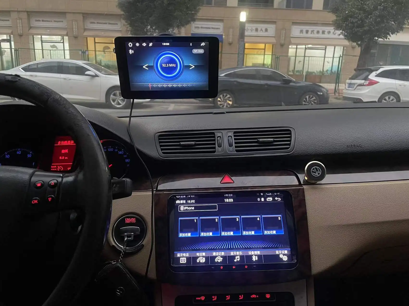 7 inch portable Linux Carplay android auto phone link IPS screen car tablet