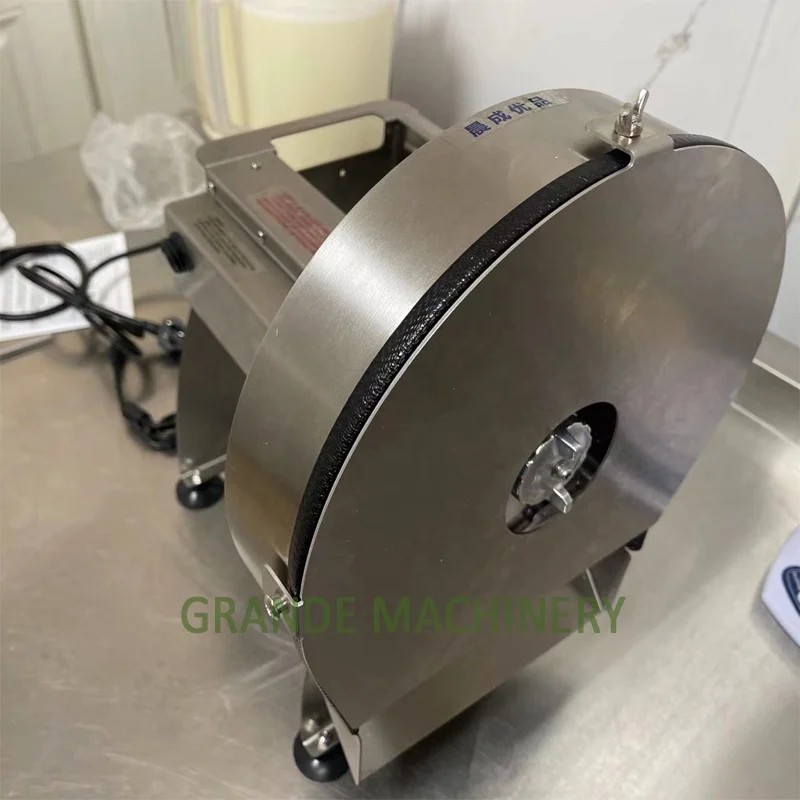 Small Stainless Steel Manual Electric Both Use Fruit Vegetable Cutting Slicing Machine for Lemon Orange Kiwifruit Dragonfruit
