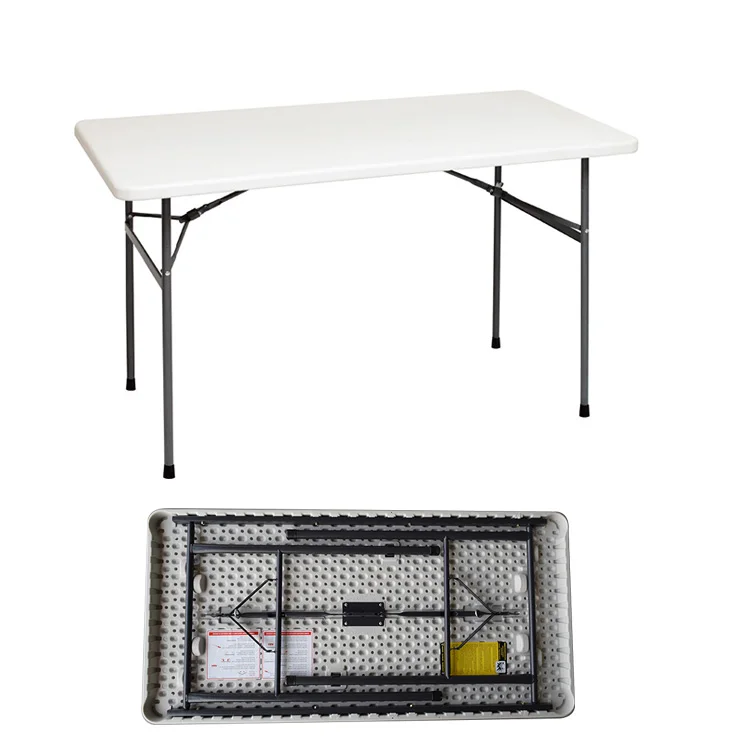 Party Tables And Chair Wholesale Household Furniture Multifunctional Modern Plastic Banquet Table 4ft Outdoor Folding Table