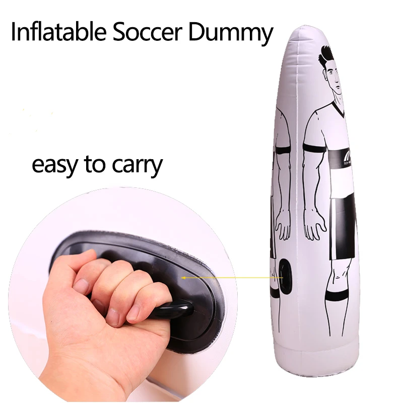 Hot Selling High Quality Portable Soccer Defender Training  Inflatable Soccer Dummy Mannequin 1.75 m  Height