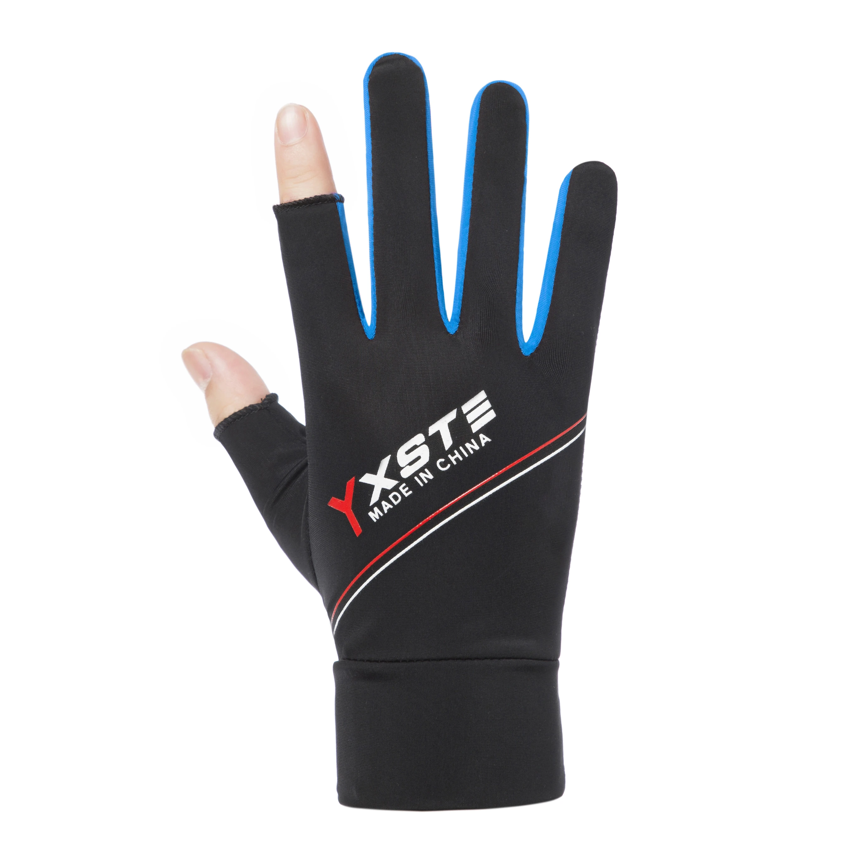 
Antiperspirant Fingerless Glove Short Motorcycle Racing Ice Silk Non-slip Gloves 