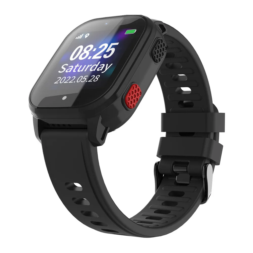 4G Elderly Smart Watch GPS Tracker Video Call SOS Heart Rate Monitoring IOS Android GPS+WIFI+LBS Positioning Smart Clock