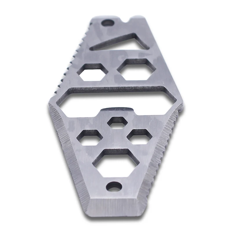 
Custom Titanium Survival Tactical Gear Multi Too Pocketl EDC Keychain Tool 