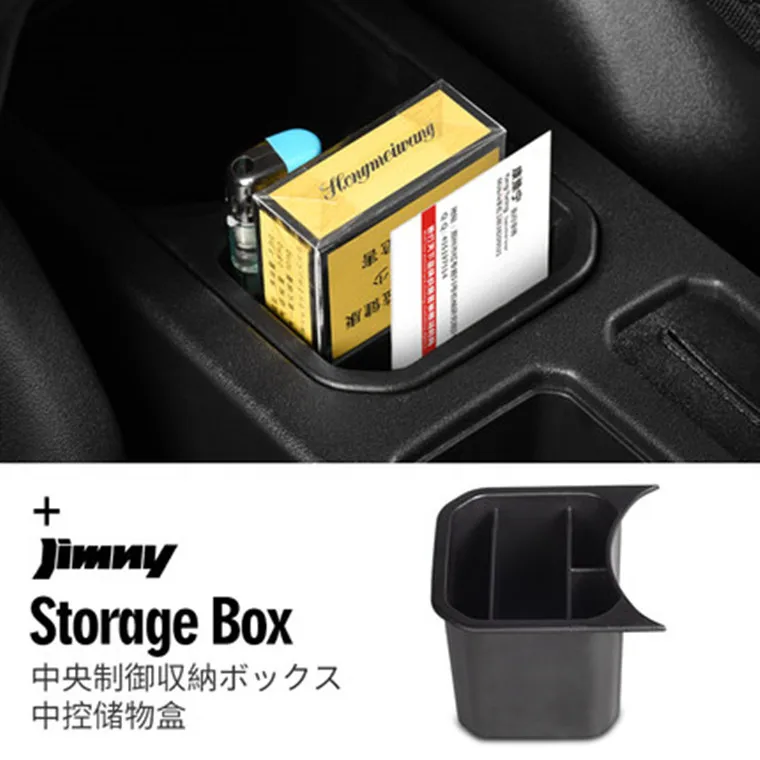 Central Cup Storage Classified Box Interior Accessories For Suzuki Jimny 2019-2021 JB64 JB74 storage box for storage of sundries