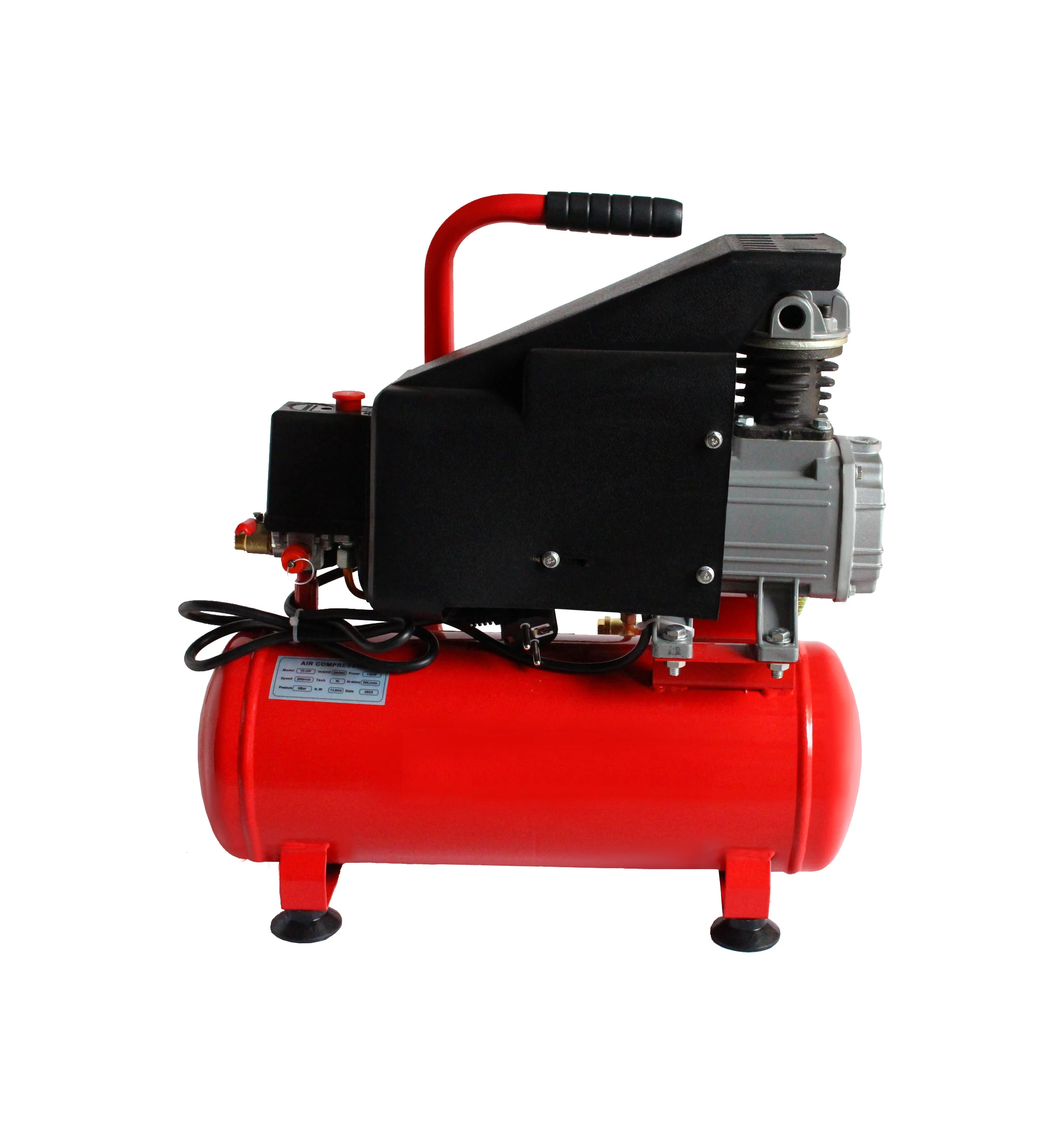 KAFUWELL PA5567 50L Horizontal Piston Reciprocating Direct Drive High Pressure Portable Air Compressor