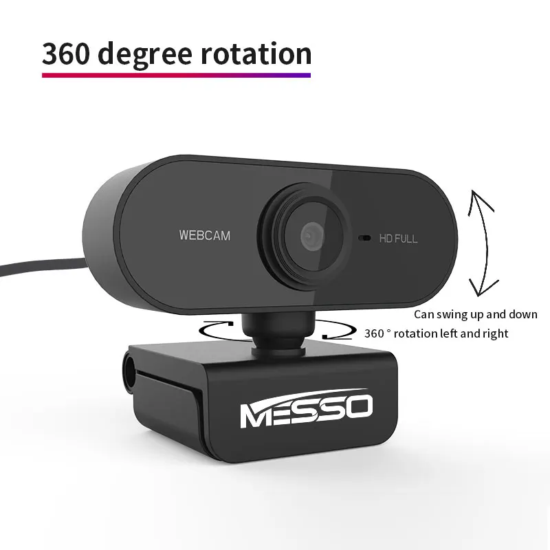 New Arrival Auto Focus Camara Laptop Webcam 1080p Full HD Video Conference Call and Chatting online