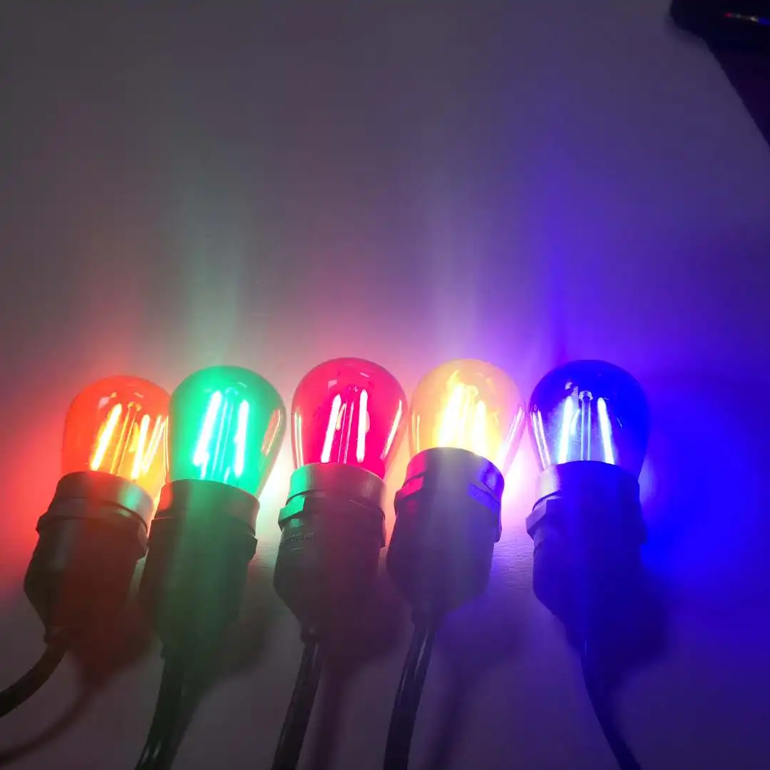 Amzone top-selling Shatterproof LED E26 E27 S14 Replacement Light Bulbs, Fit for Commercial outdoor patio string lights,25 pack