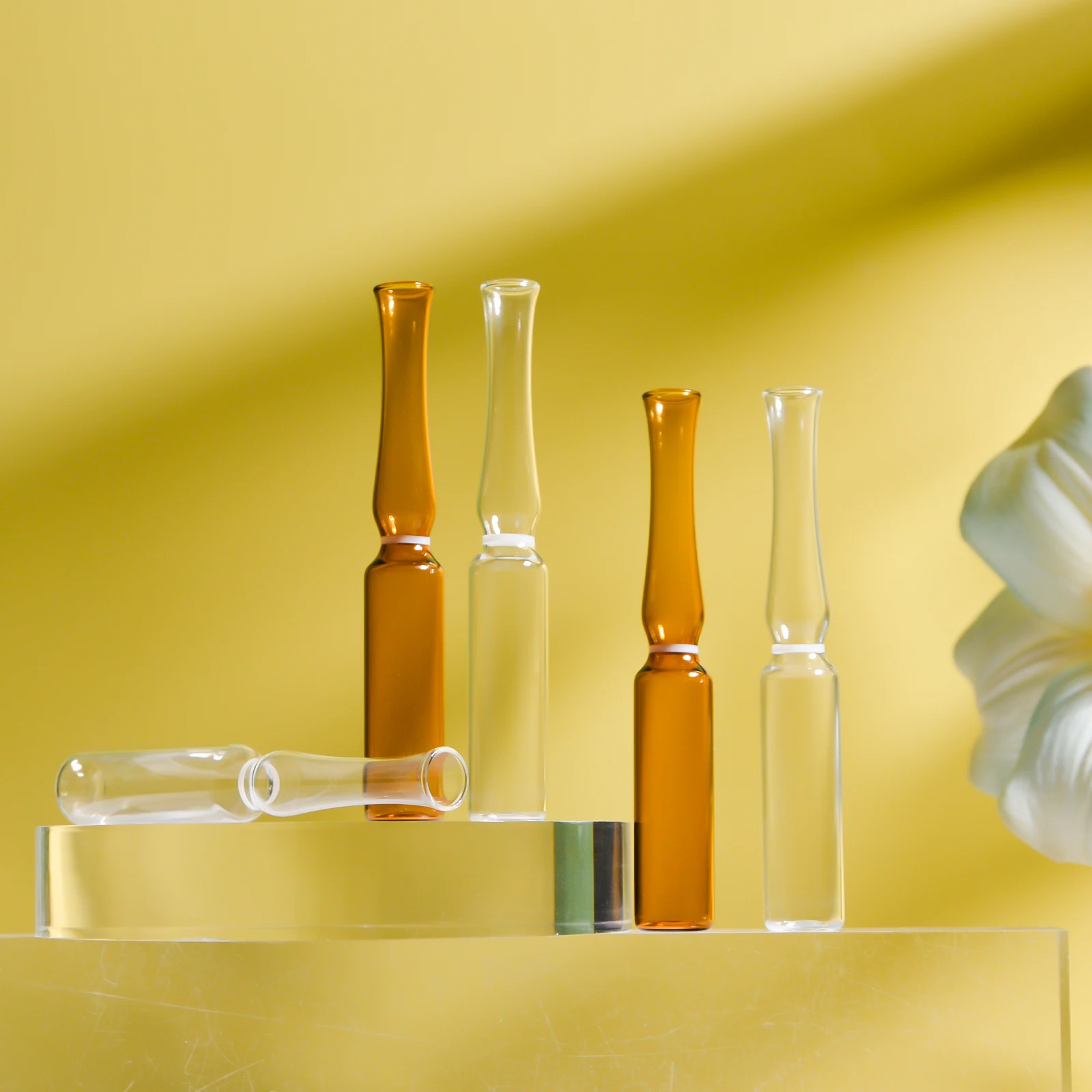 CE Ampoule vial 2ml 5ml Medical Glass Freeze Serum Bulb Mini Vials Ampoule Glucose Bottles