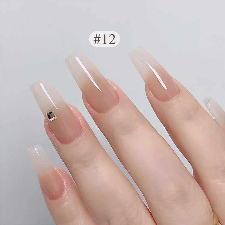 ZRKGEL  Private Label 15 ml 45  colors professional Soak Off jelly Nail Gel Polish Set long lasting dry fast transparent  gel