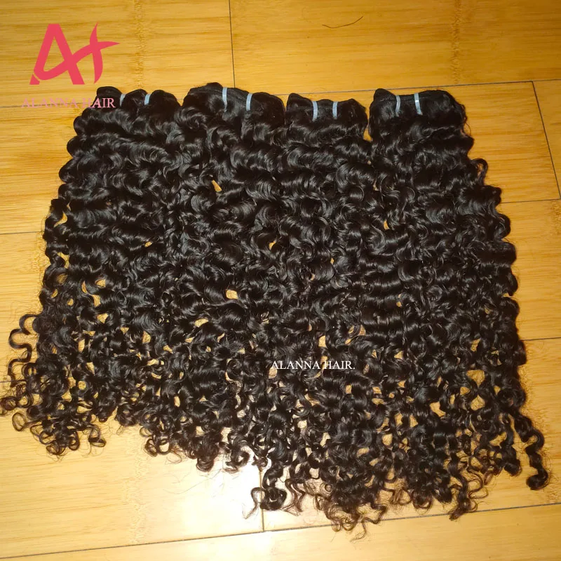 Unprocessed Raw Cambodian Curly Hair , Garde 12A Quality 100 Percent Cambodian Virgin Human Hair Deep Curly Can Be Dyed