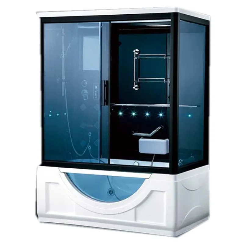Luxury Bathroom Whirlpool Massage Bath Tub Shower Combination Cabin Steam Shower Room