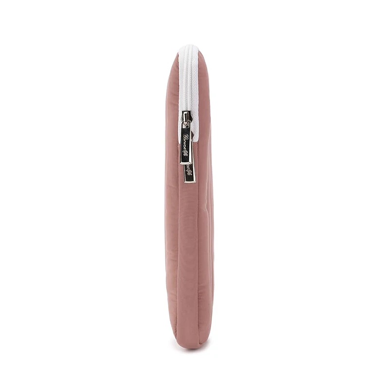 Custom Logo Sleeve Case Portable Puffy Tablet Bag Universal Fit for iPad Air 5 Vertical Texture Travel Sleeves 9-11 inch