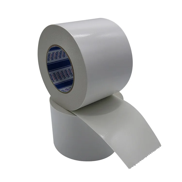 Wholesale Non-woven Fabrics  Fabric Double Sided Tape Jumbo Roll Double Side Tissue Tape