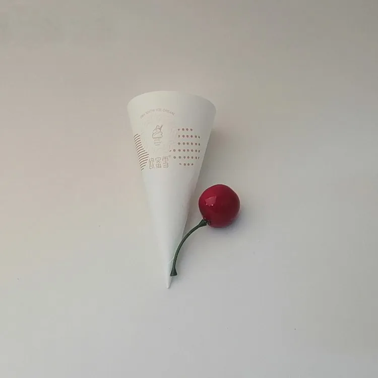 
Ice cream paper holder cone shape paper cone container for ice cream 