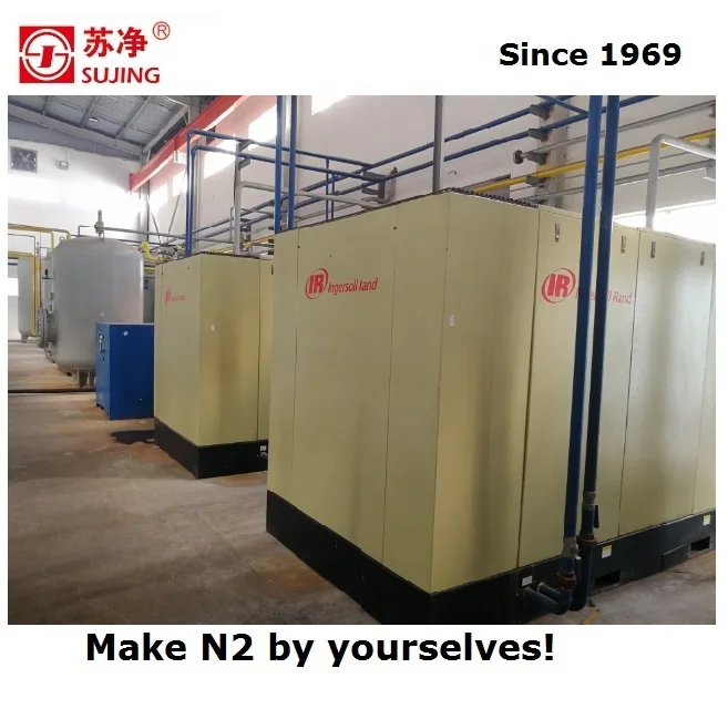 Азотный генератор PSA с потоком N2 99.999% нм 3/ч и чистотой для металлургической