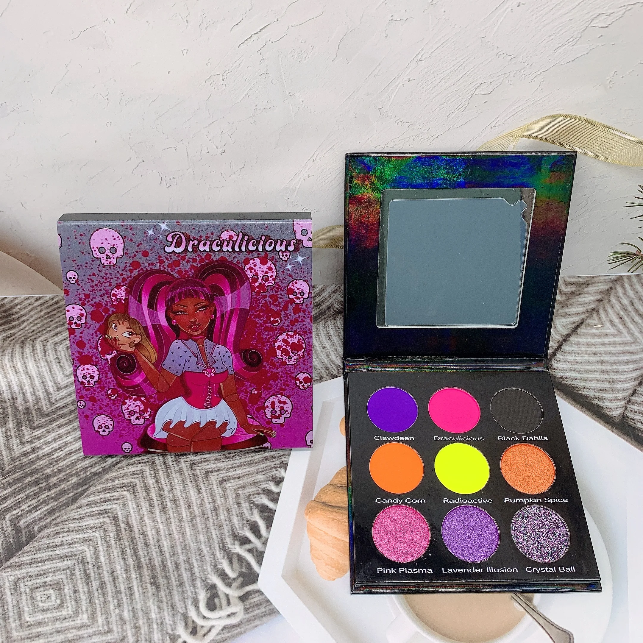 Горячая Распродажа 9 видов цветов макияж поставщиков Китая sombras, палитра теней для свободные блестящие тени для век косметика