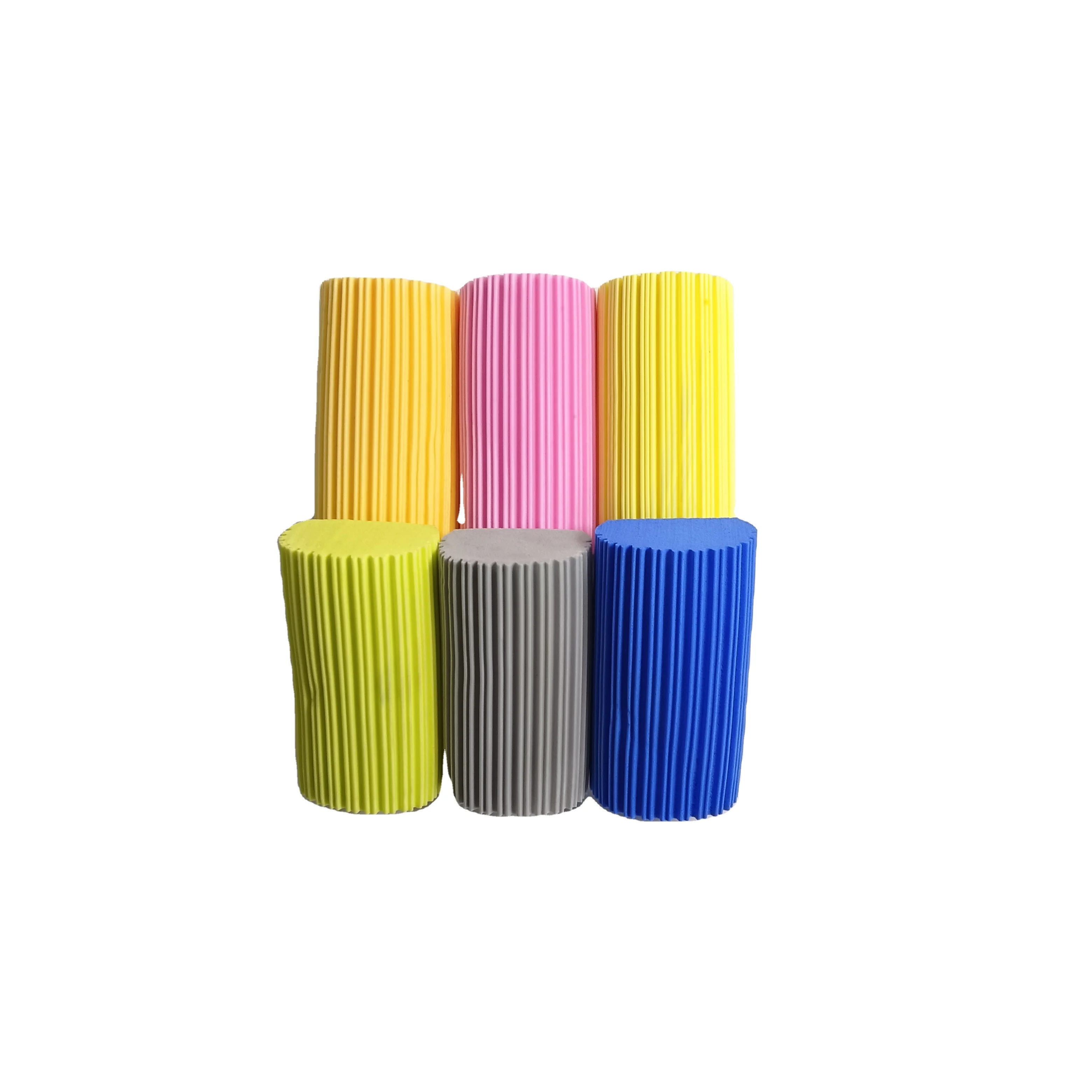New Product Colorful PVA Kitchen Cleaning Sponge Durable Washable Roll Shape Sponges for Household Cleaning