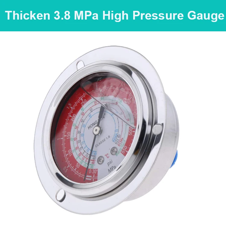  Factory direct sales of high-quality durable oil pressure gauge cold storage high and low meter behind the