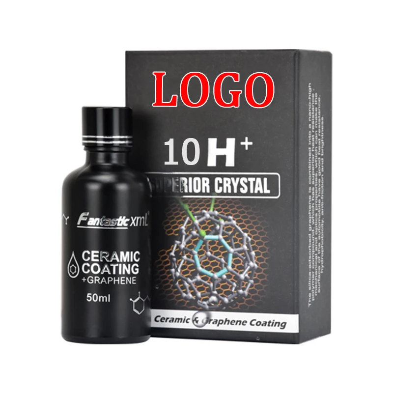 10H алмазное нано жидкое покрытие для защиты от царапин высокоглянцевое гидрофобное керамическое покрытие для автомобиля