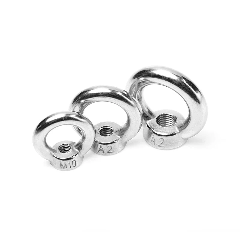 DIN582 rigging hardware rings nut 304, 316 stainless steel anchor eye bolt
