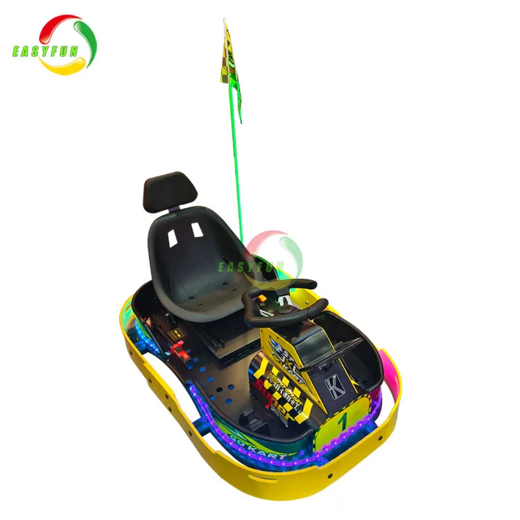 Amusement park electric karting car kiddie ride electric bumper go kart for sale