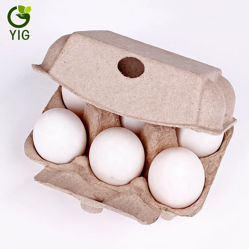 
paper pulp chicken eggs trays for 6&6 holes 