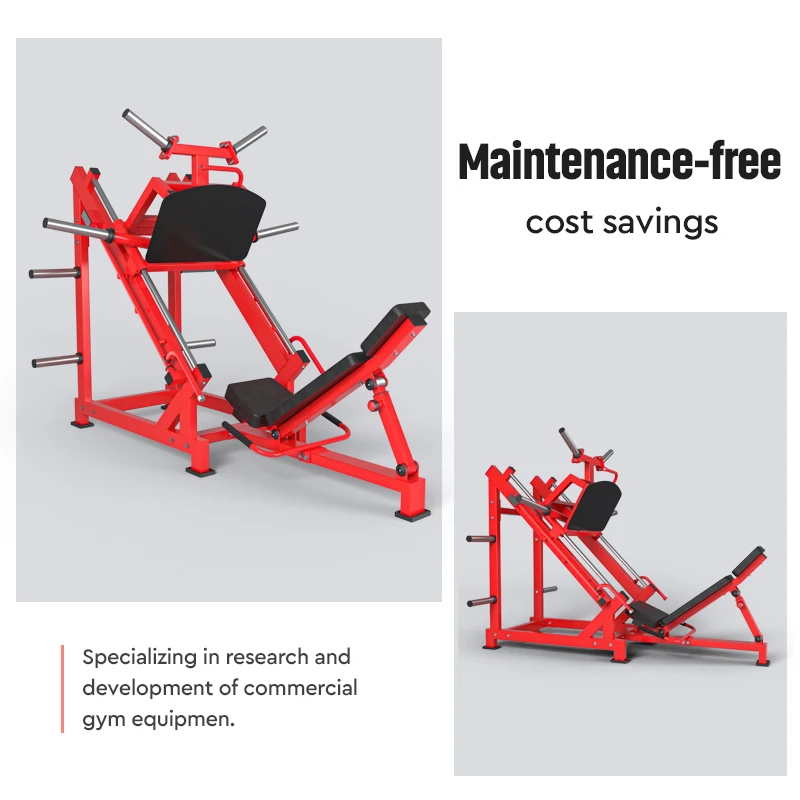 Ningjin gym fitness equipment 45 degrees leg press machine
