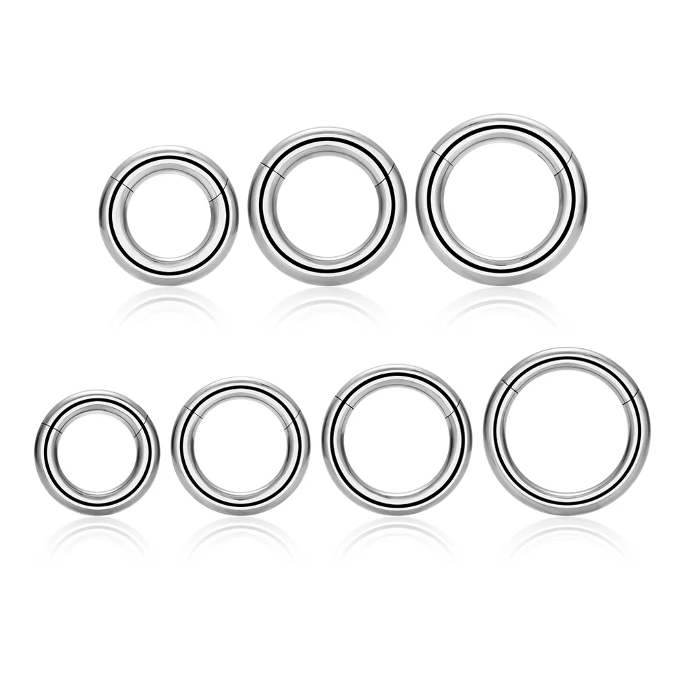 G23 ASTM F136 титановый пирсинг ушные утяжелители 16