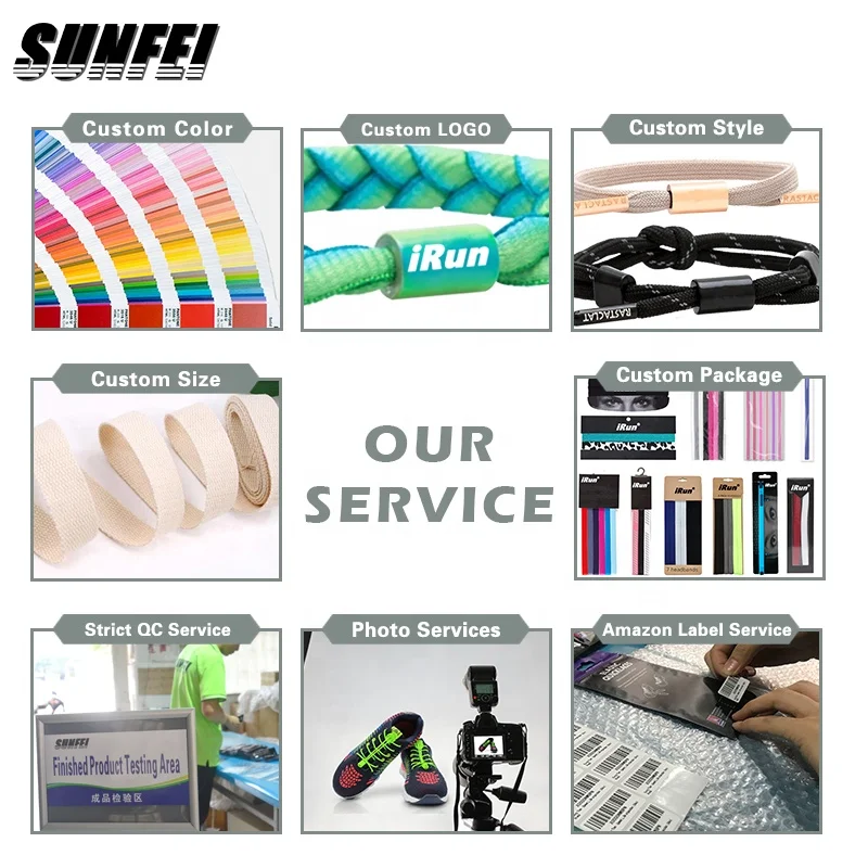 Customized outdoor sports hand rope men charm wristband braided shoelace rope bracelet with Aglet and Barrels for boy