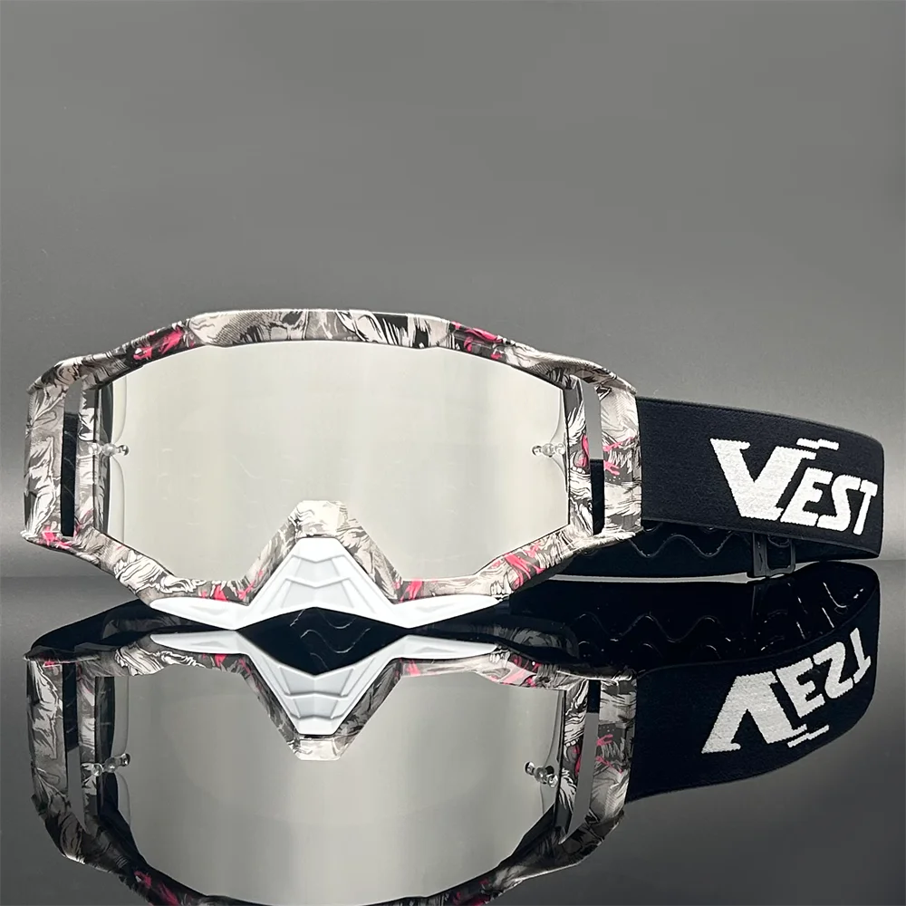 Best Price Custom Sample Off Road Dirt Bike Goggles Custom Logo Tear Off UX400 Protection MX Motocross Motorcycle Goggle Factory