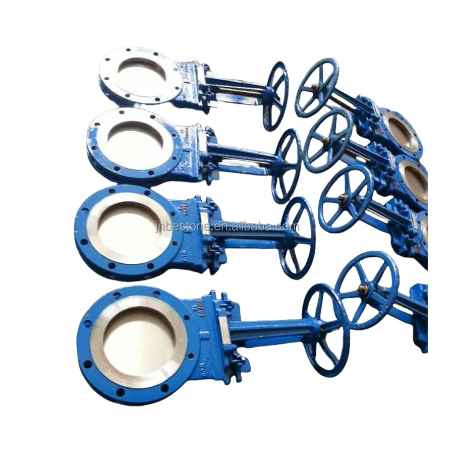 Bestone International  Manual Knife Gate Valve Stainless Steel Insert Valve Clamp 304 disc slurry slide Gate Valve