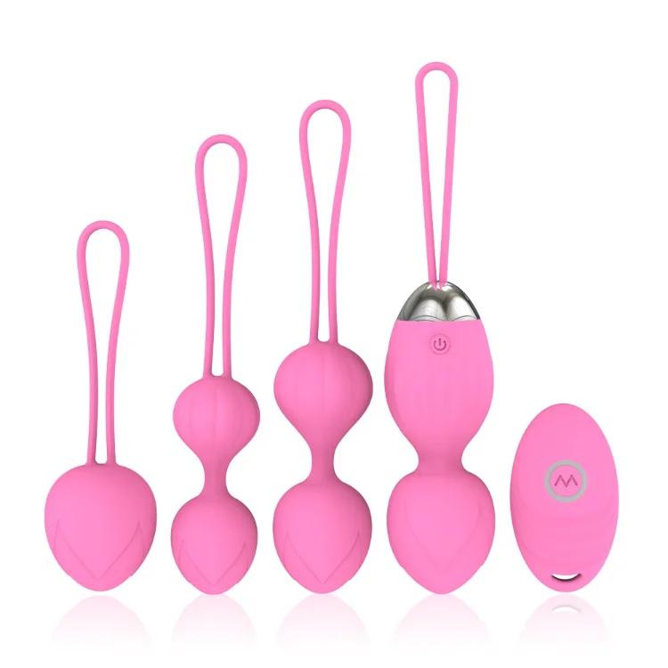 4 Pcs Wireless Vibrating Ball Banger Remote Control Kegel Balls Tighten Vagina Vibrator For Gay Female Sex Toys