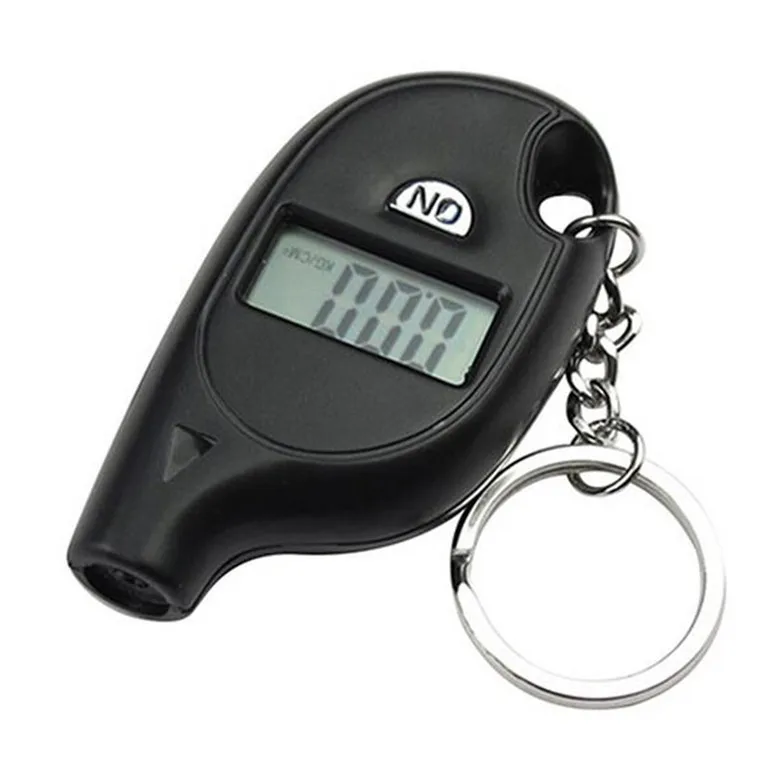3V 12 Months Warranty portable Mini Keychain LCD Digital Car Tire Tyre Air Pressure Gauge