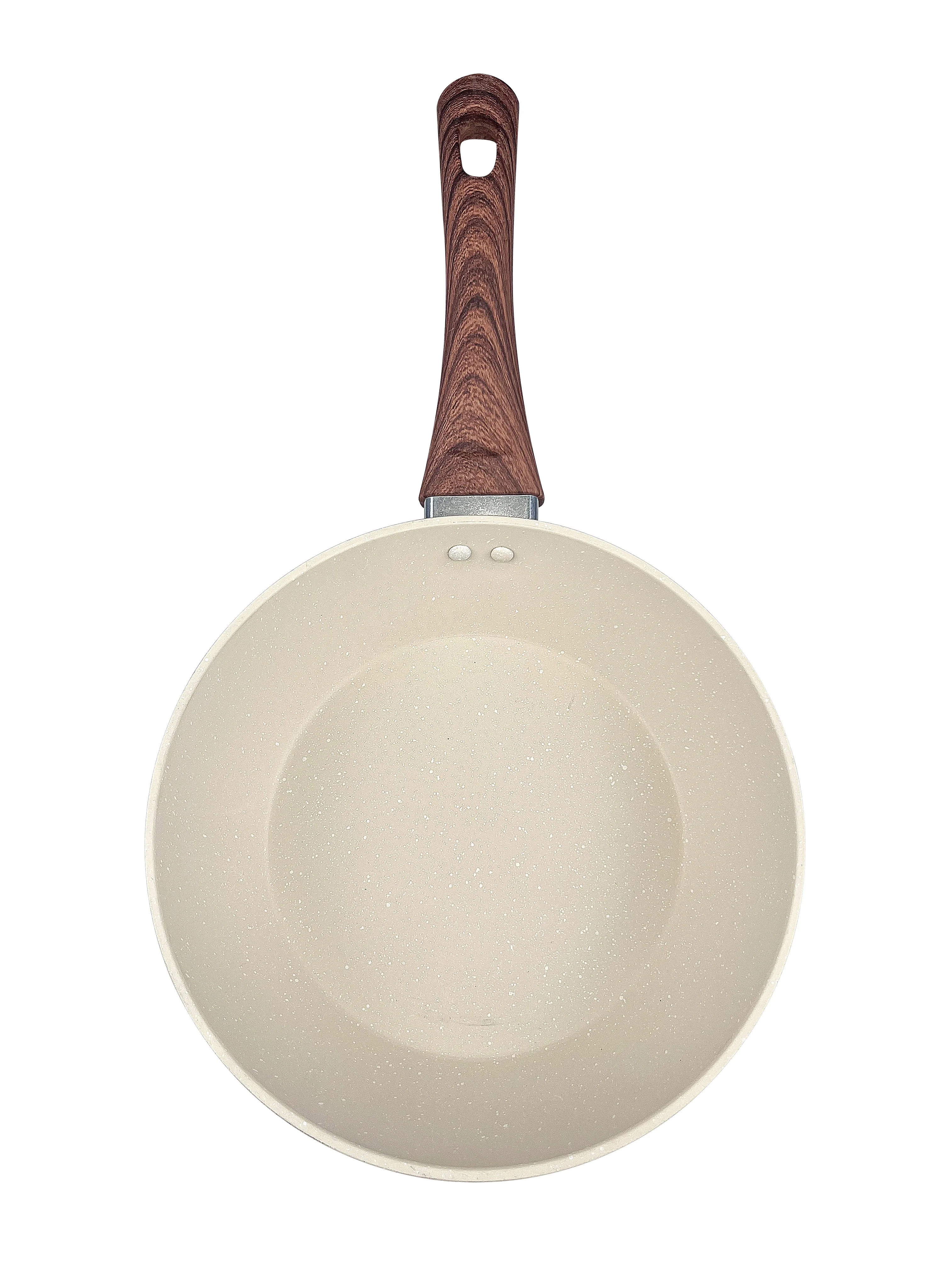 Hot Selling Cookware Forged Aluminum Deep Pans Wok Pans Aluminum Frying Pans