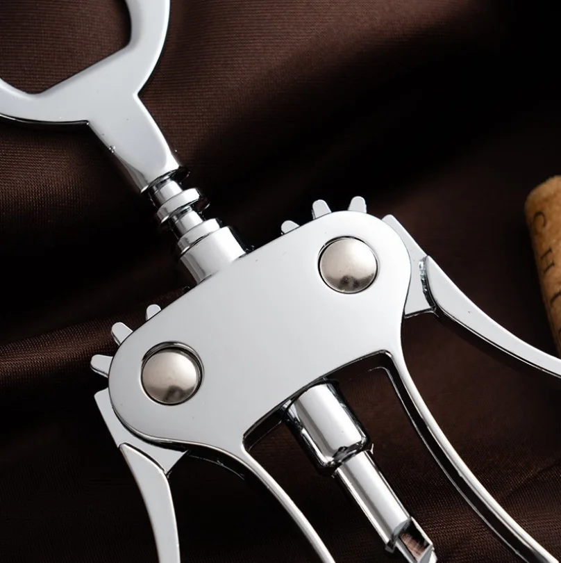 Hot Selling Multifunction Stainless Steel Wing Corkscrew Wine and Beer Opener for Kitchen Restaurant Chateau Bars