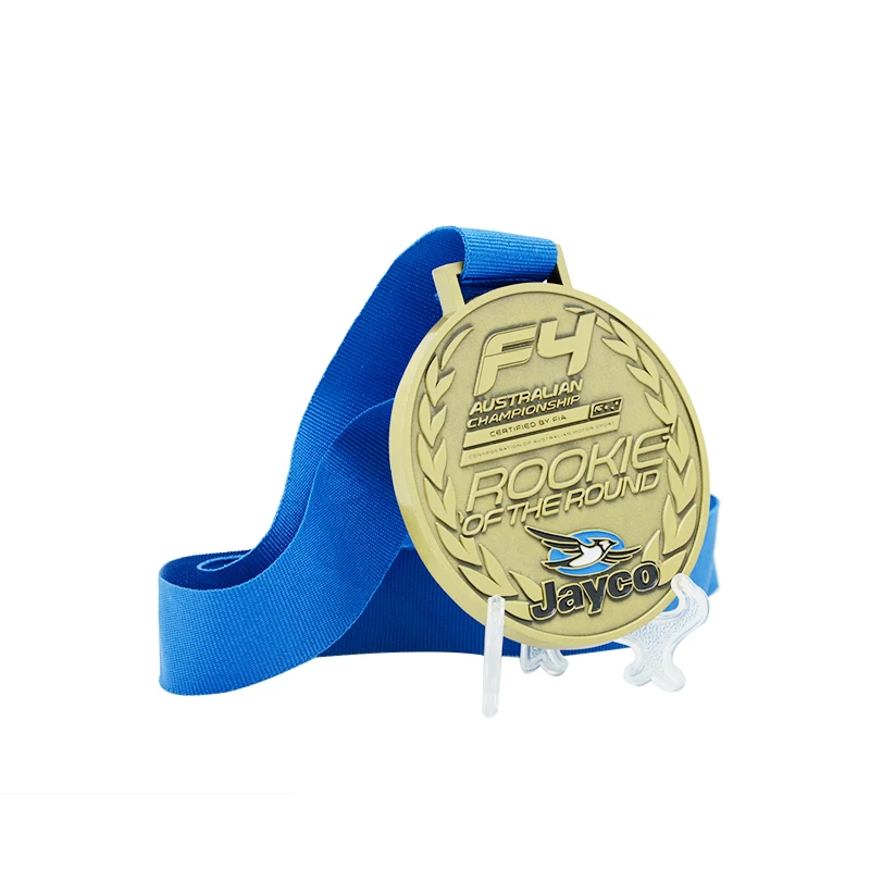 Shenzhen  Longzhiyu 14 years maker  custom track team style medal stamping chocolate marathon medals
