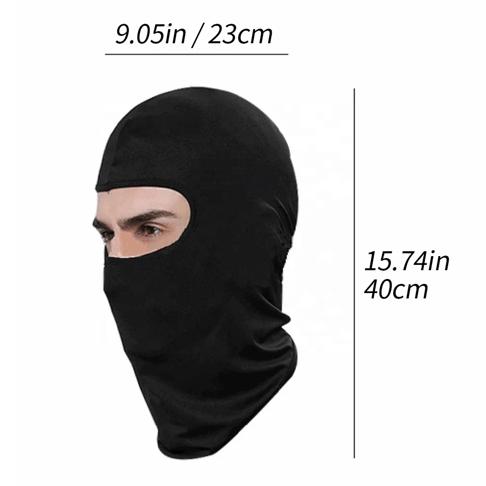 Motorcycle Face Mask Cycling Balaclava Full Cover Face Mask Hat Balaclava Ski Neck Summer Sun Ultra UV Protection Thin Hot