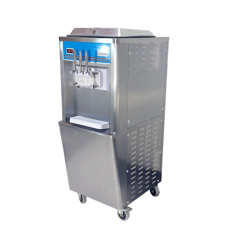 Commercial Ice Cream Machine 45-50L/H 3 Flavors Soft Ice Cream Machine For Restaurants Snack Bar