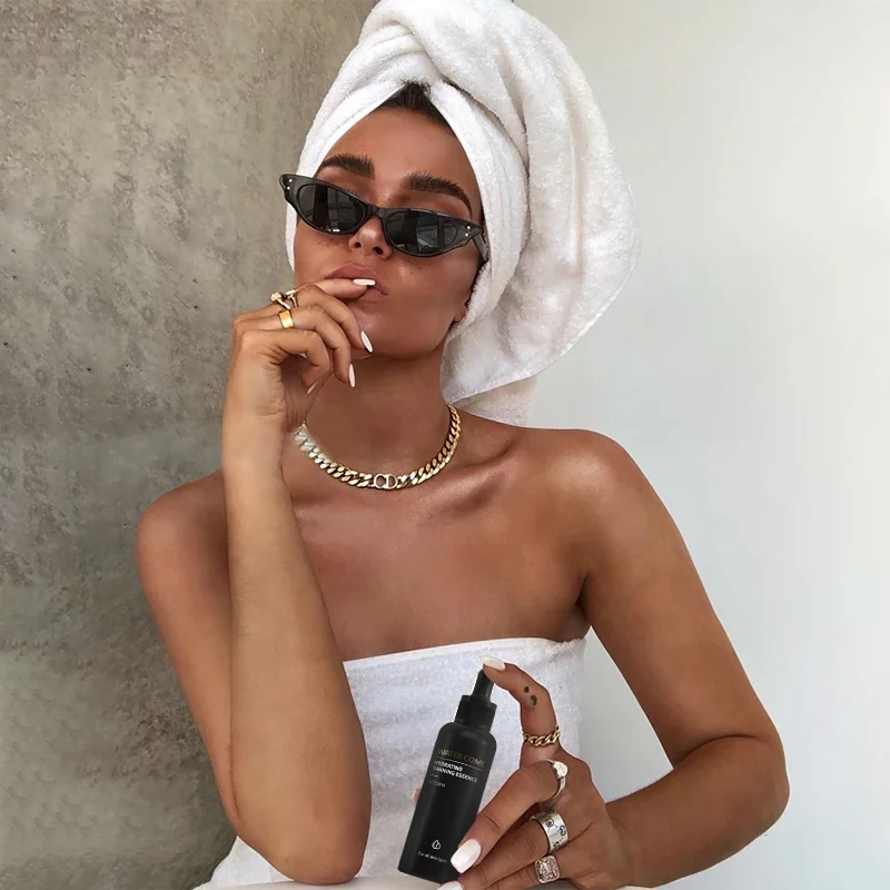 Dry Aloe Tanning Oil Bulk Summer Beach Tan Oil Set High Quality 30ml 50ml Natural Oil Tanning Serum Long Lasting