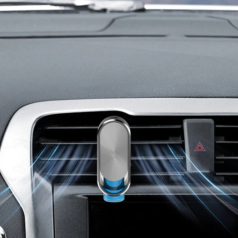 Luxury Smart Car Perfume Diffuser 120mAh Battery Powered Vent Clip Air Freshener Essential Oil Automotive Aroma Car Diffuser