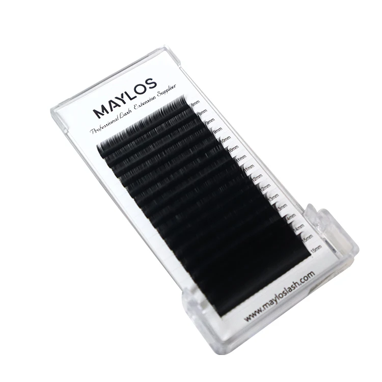 Hot sale individual lashes synthetic mink faux mink eyelash extension lashes