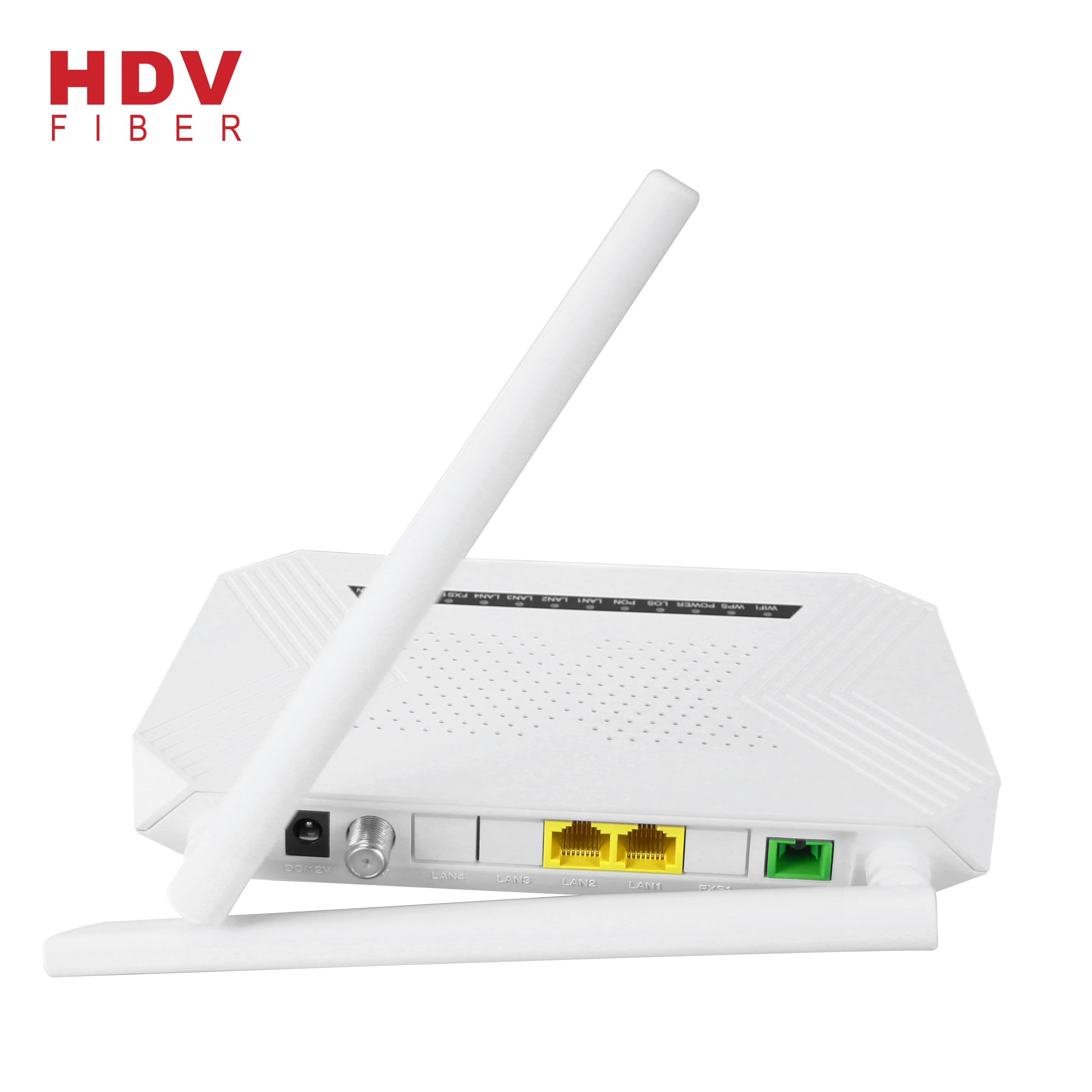 Factory special sales   1GE 1FE Wifi With CATV 2 Antennas Router IPv4 &IPv6 OLT compateable smart fiber XPON EPON GPON ONU