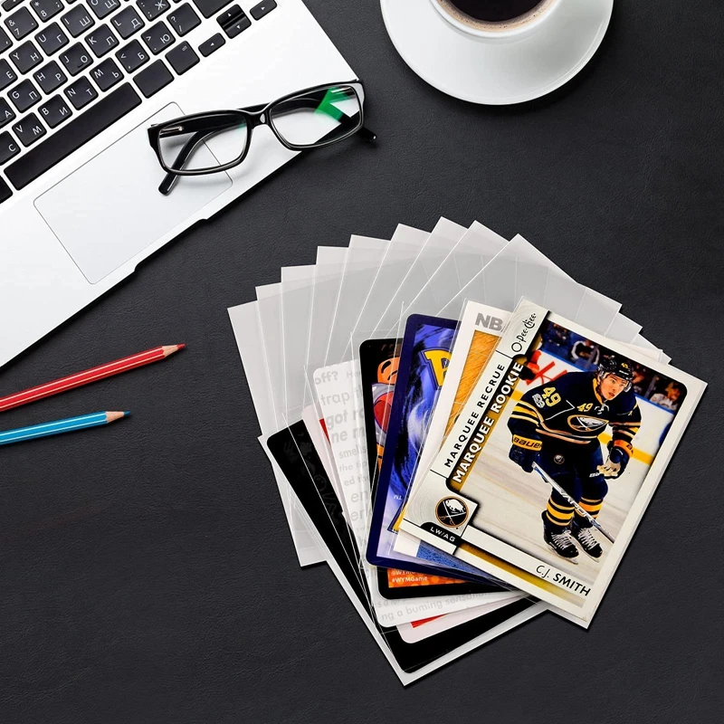 Spot Wholesale  Standard-Sized Sports Penny Sleeves Trading Card Protector Top Loader Baseball Football Basketball Card Sleeves