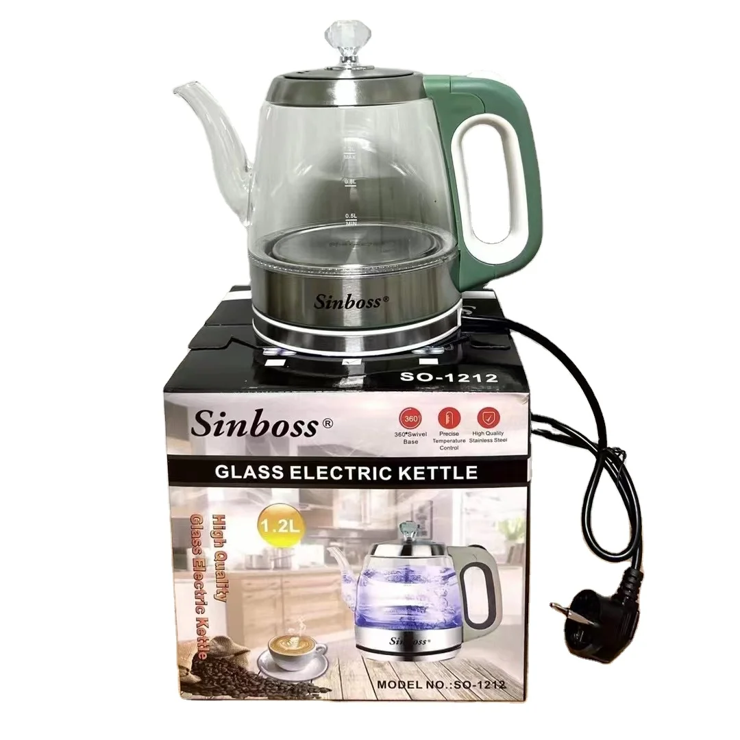 SINBOSS 1212China OEM&ODM manufacturing decorative 1.2L kotlie electric gooseneck kettle spare parts thermal switch